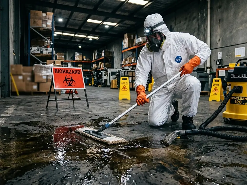 Proof why DIY cleaning isn’t safe for biohazard spills
